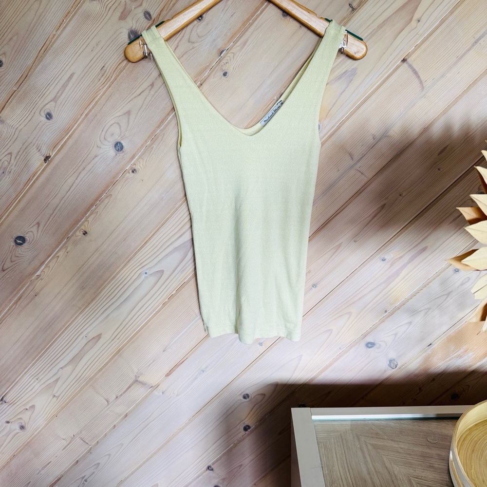 Michael Stars Light Yellow Tank Top